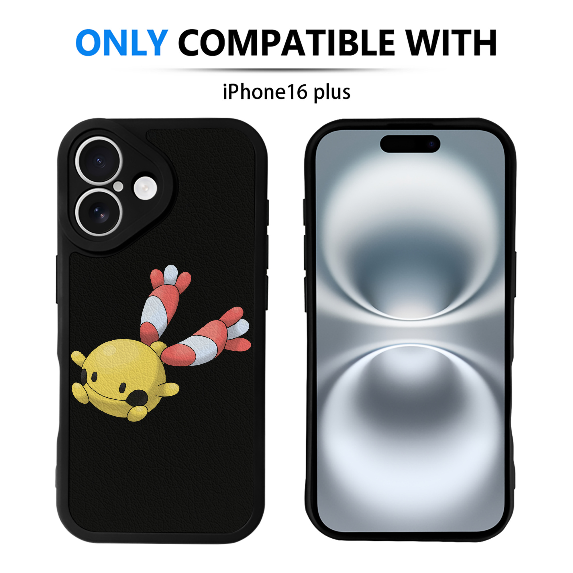 （画像用） ポケットモンスター Pokémon 【iPhone 16シリーズ対応】シリコンスマホケース（レザー調） 材質：シリコン